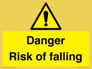 Danger Risk of falling